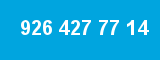 926 427 77 14 926 427 77 14